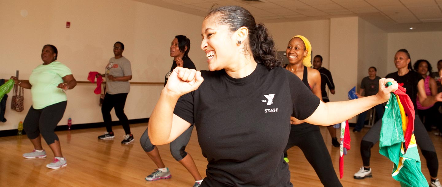 Zumba class at the YMCA