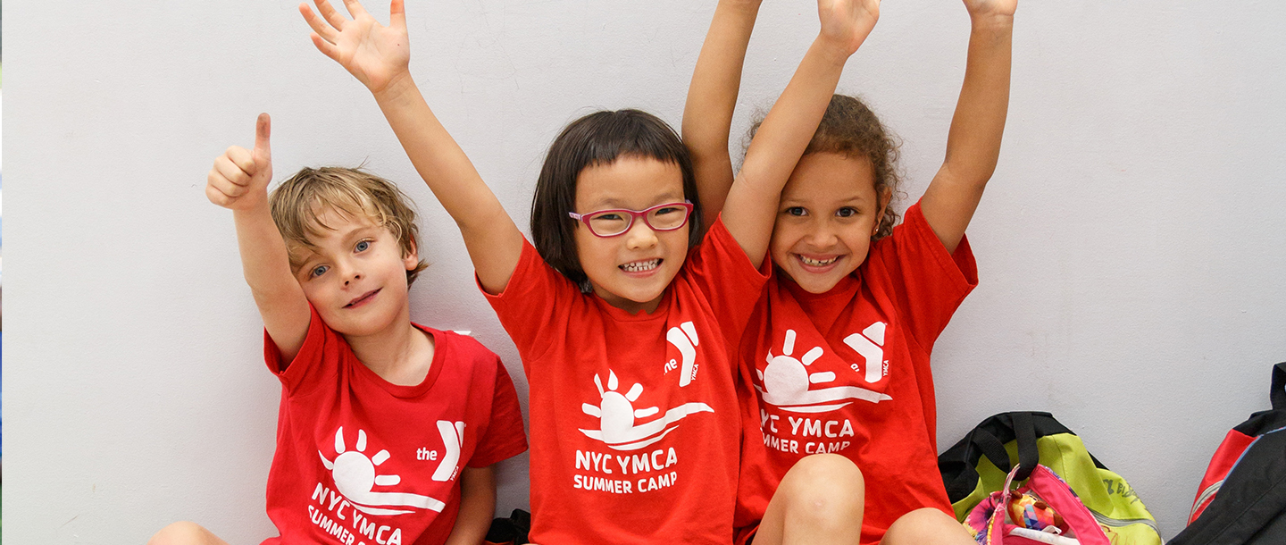 Campers having the best summer ever at the YMCA