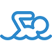 Icon of a person swimming.