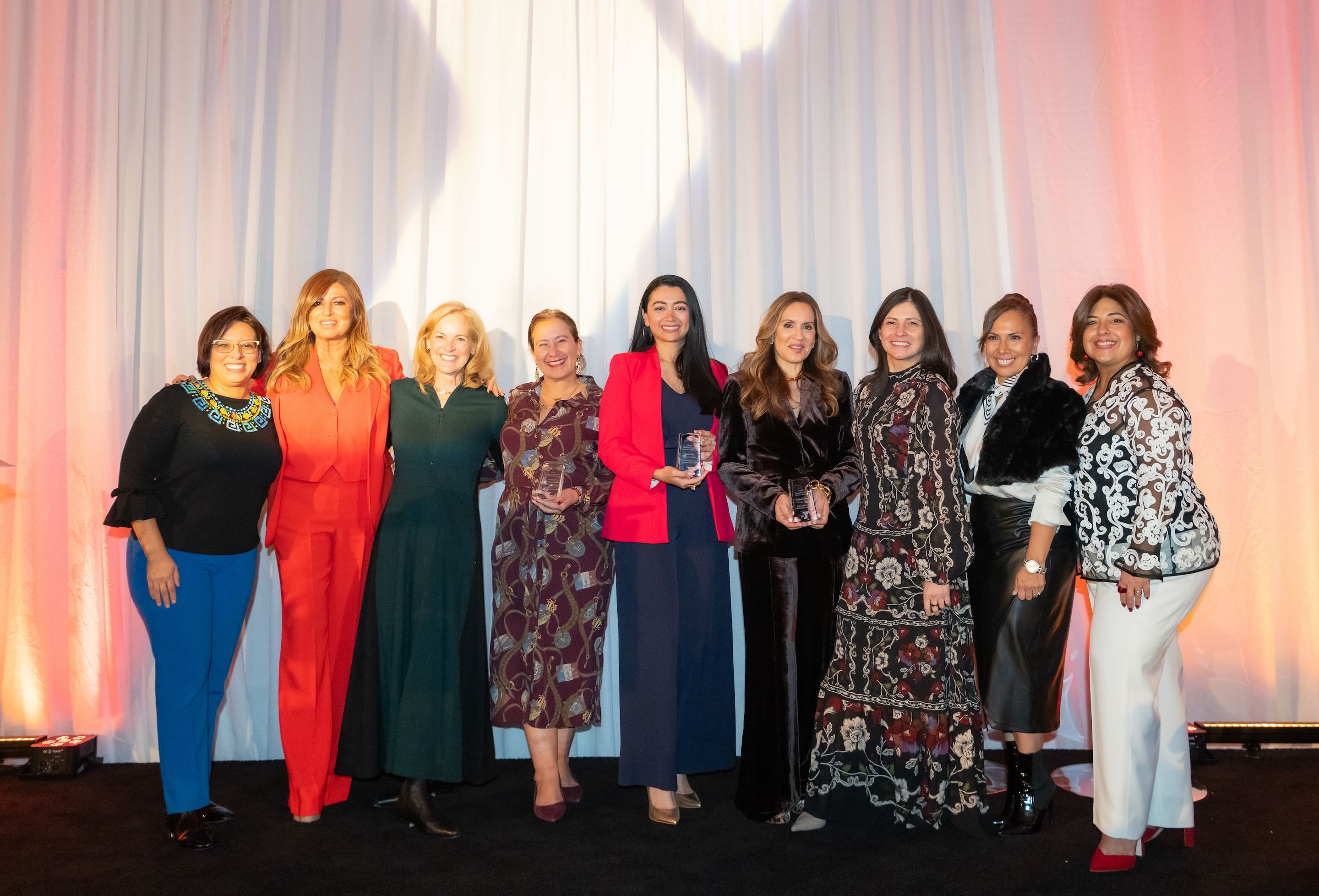 group photo of women at event