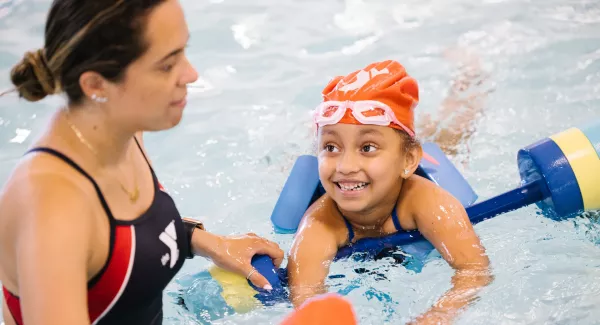 swim, youth, girl, pool