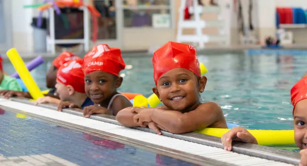 kids swimming