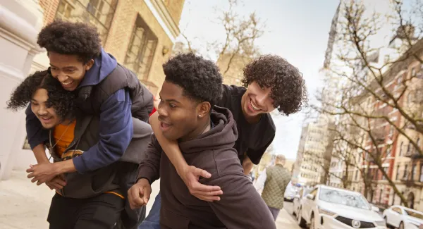teens on street