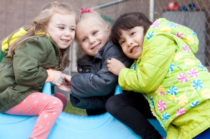 Preschoolers in pre-k programs at the YMCA