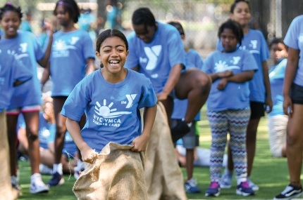 Summer camp at the YMCA in Brooklyn