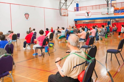 Group fitness class