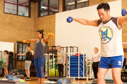 Group fitness class