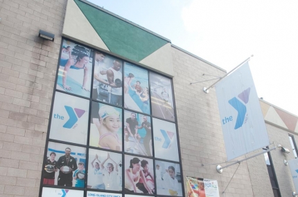Exterior of a YMCA building.