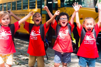 Summer camp fun for kids at the YMCA