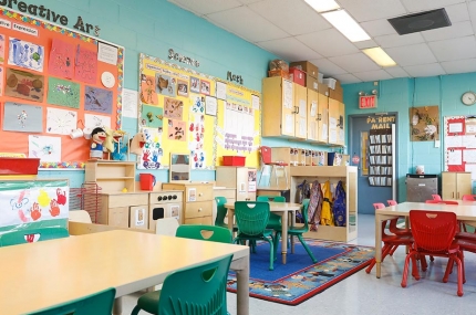 Preschool classroom at Cross Island YMCA