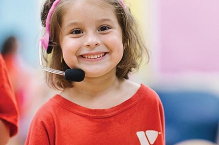 Preschool summer camper at the Ridgewood YMCA summer camp in Queens