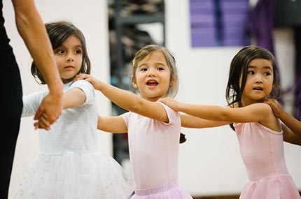 Ballerinas at YMCA class