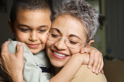 grandma and grandson