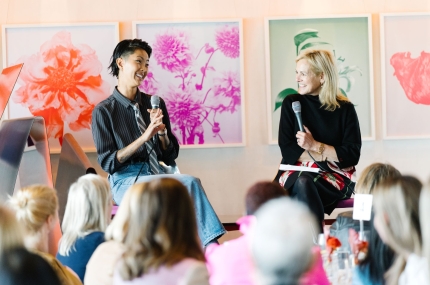 Chef Kristen Kish and President & CEO, Sharon Greenberger, in conversation