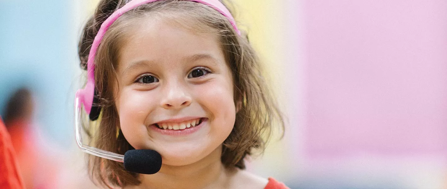 Preschool summer camper at the Ridgewood YMCA summer camp in Queens