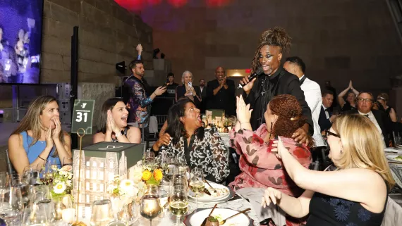 Billy Porter performs at HONY Gala.