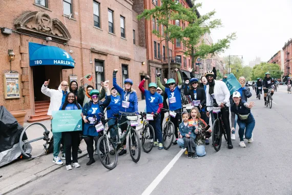 Team Y Champions at the TD Five Boro Bike Tour.