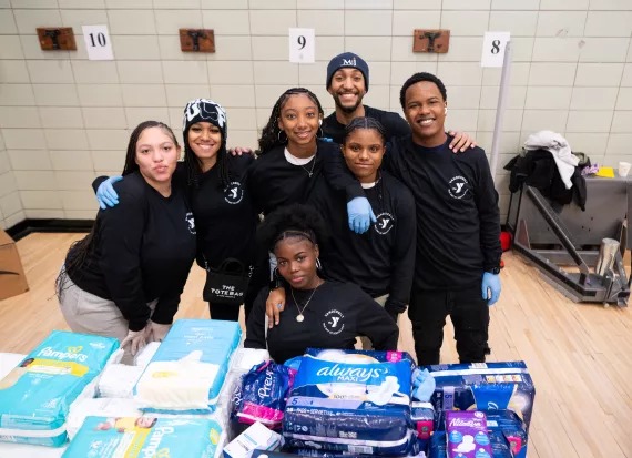 Teens at Vanderbilt Y for MLK Day of Service