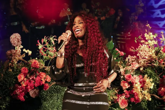Chaka Khan at the 2025 Heroes of New York Gala.
