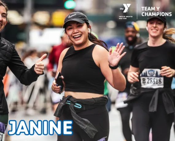 Janine Lim, Team Y Champions marathon runner 2025