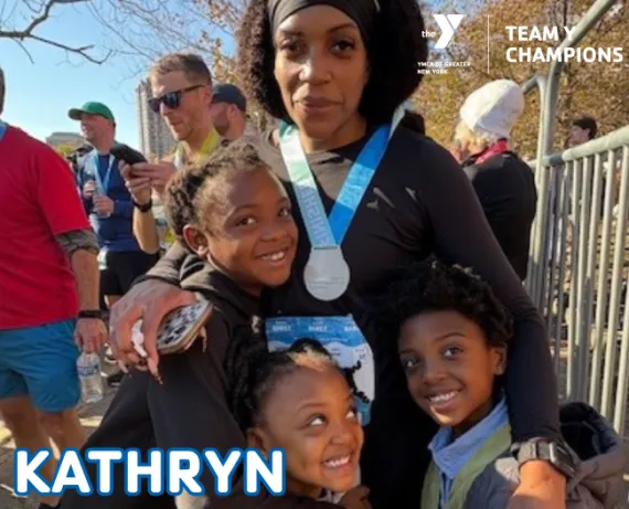 Kathryn Saffold, Team Y Champions runner