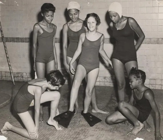 Swimmers from the 60s at the Y 