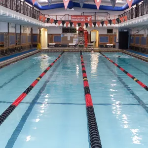 Large pool for lap swimming at the West Side YMCA