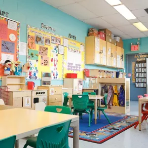Preschool classroom at Cross Island YMCA