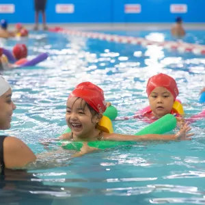 kids in pool