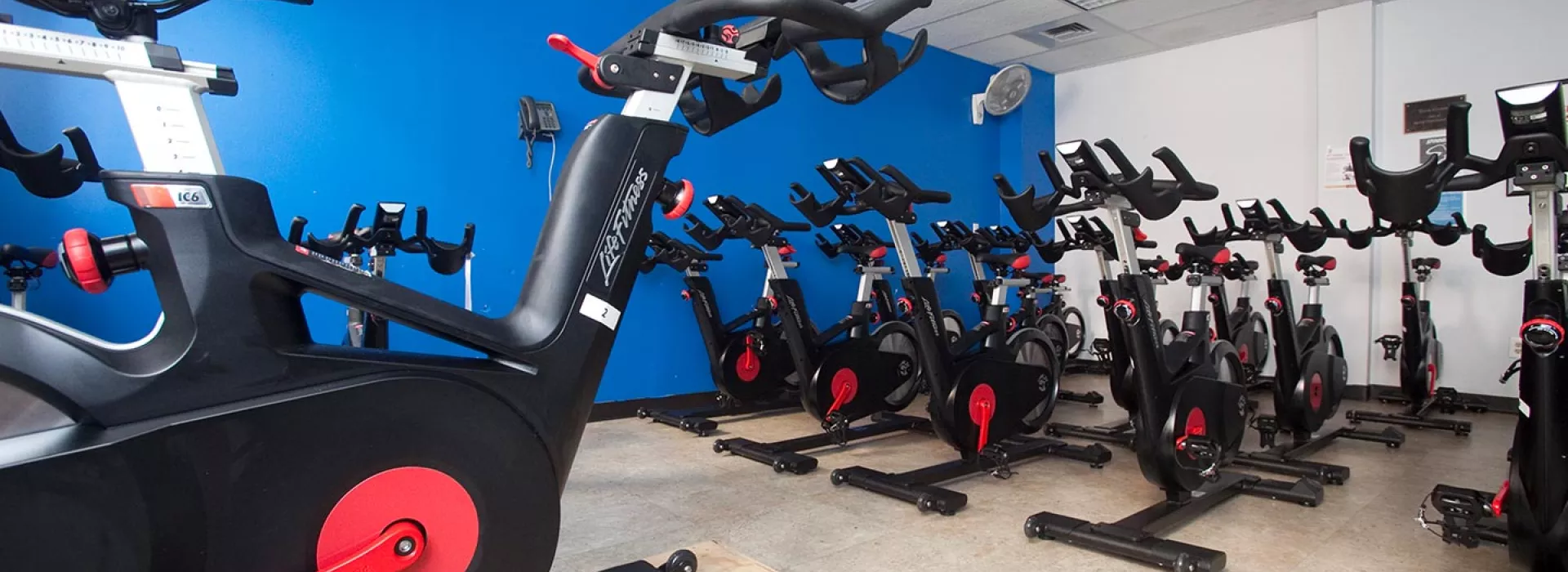 Spin studio at YMCA in LIC Queens