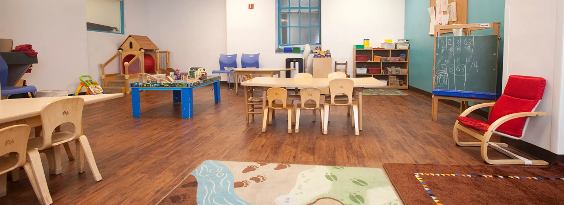 Child Watch room for kids free care while you work out at the West Side YMCA in Manhattan