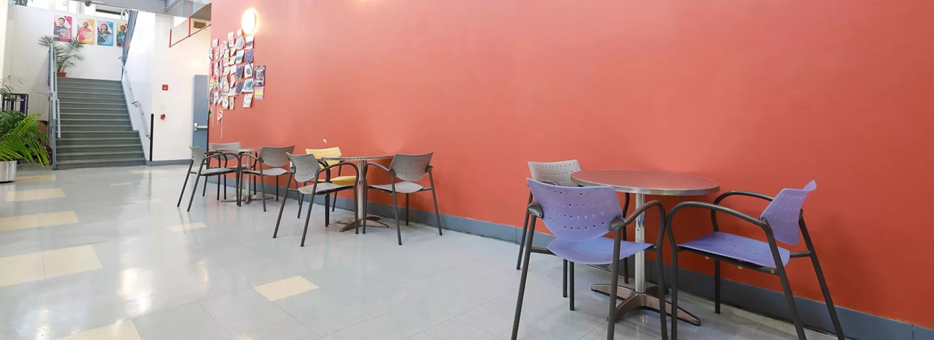 Lobby at Bed Stuy YMCA