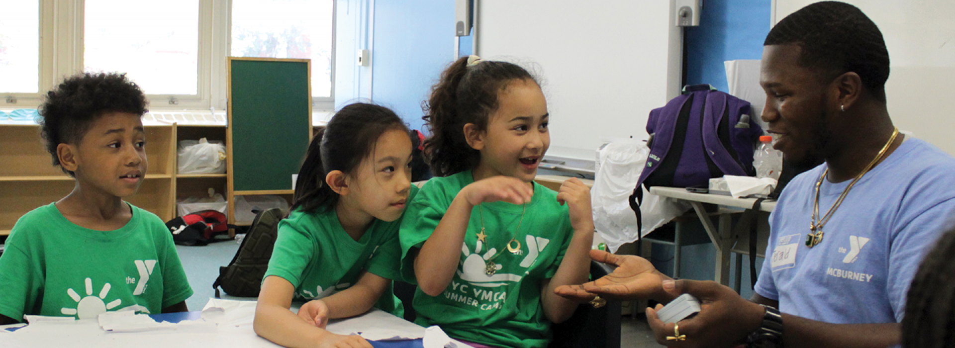 Sports Campers participate in social-emotional learning activity