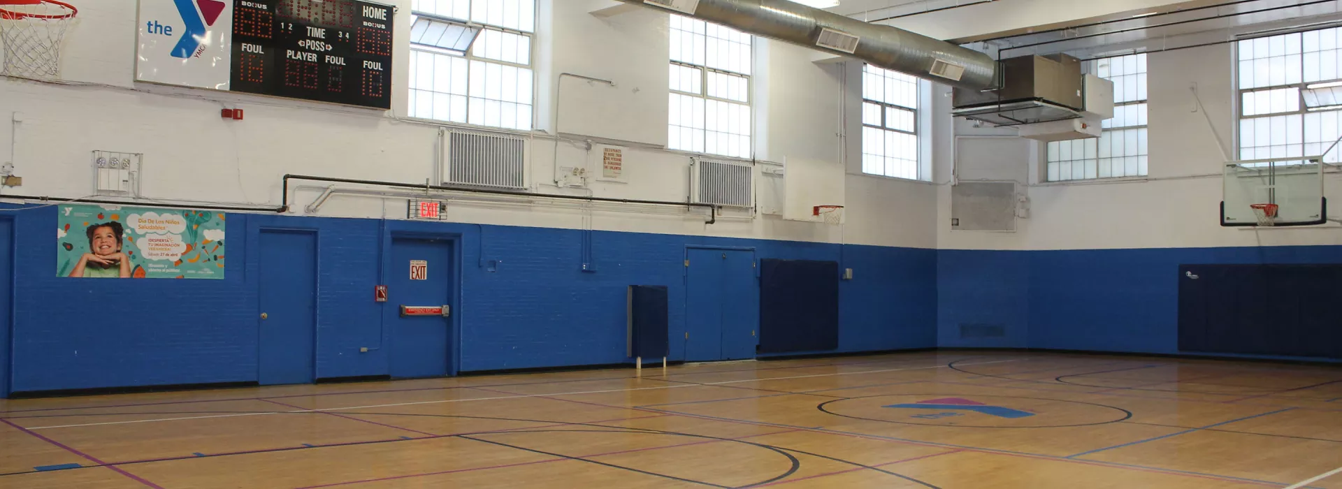 indoor basketball court