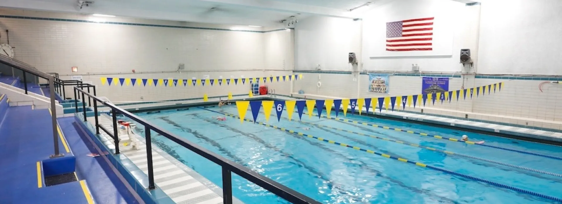 Flushing large pool